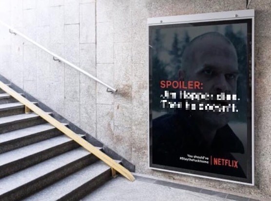 Studenci proponują Netflixowi billboardy ze spoilerami seriali by ludzie zostali w domach